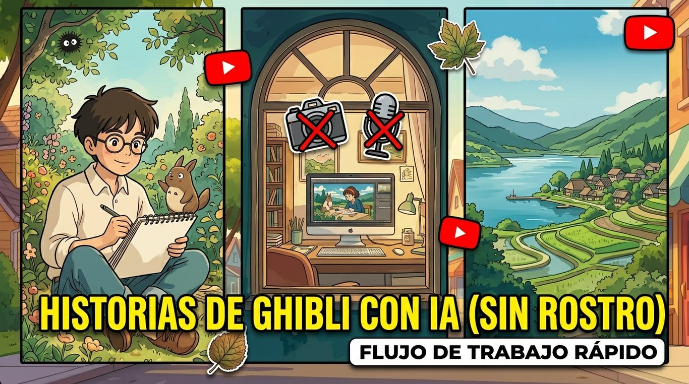 Ghibli AI: Historias animadas estilo Ghibli generadas con IA