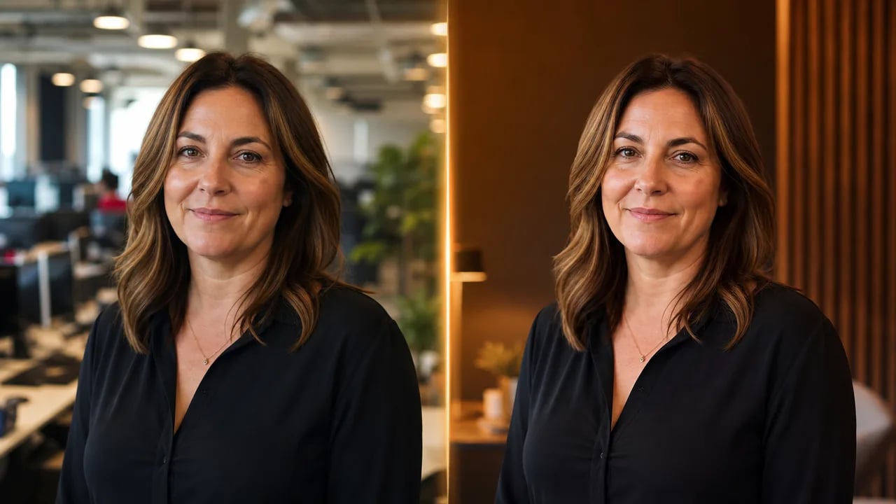 Consistent backgrounds for products and portraits