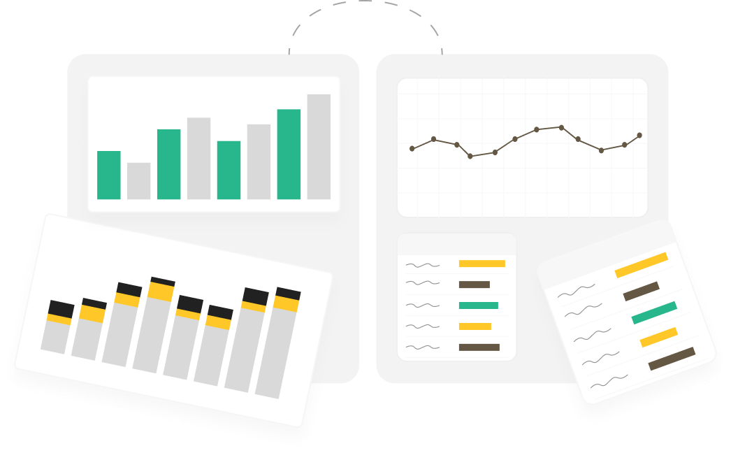 Gráficos de monitoreo y seguimiento