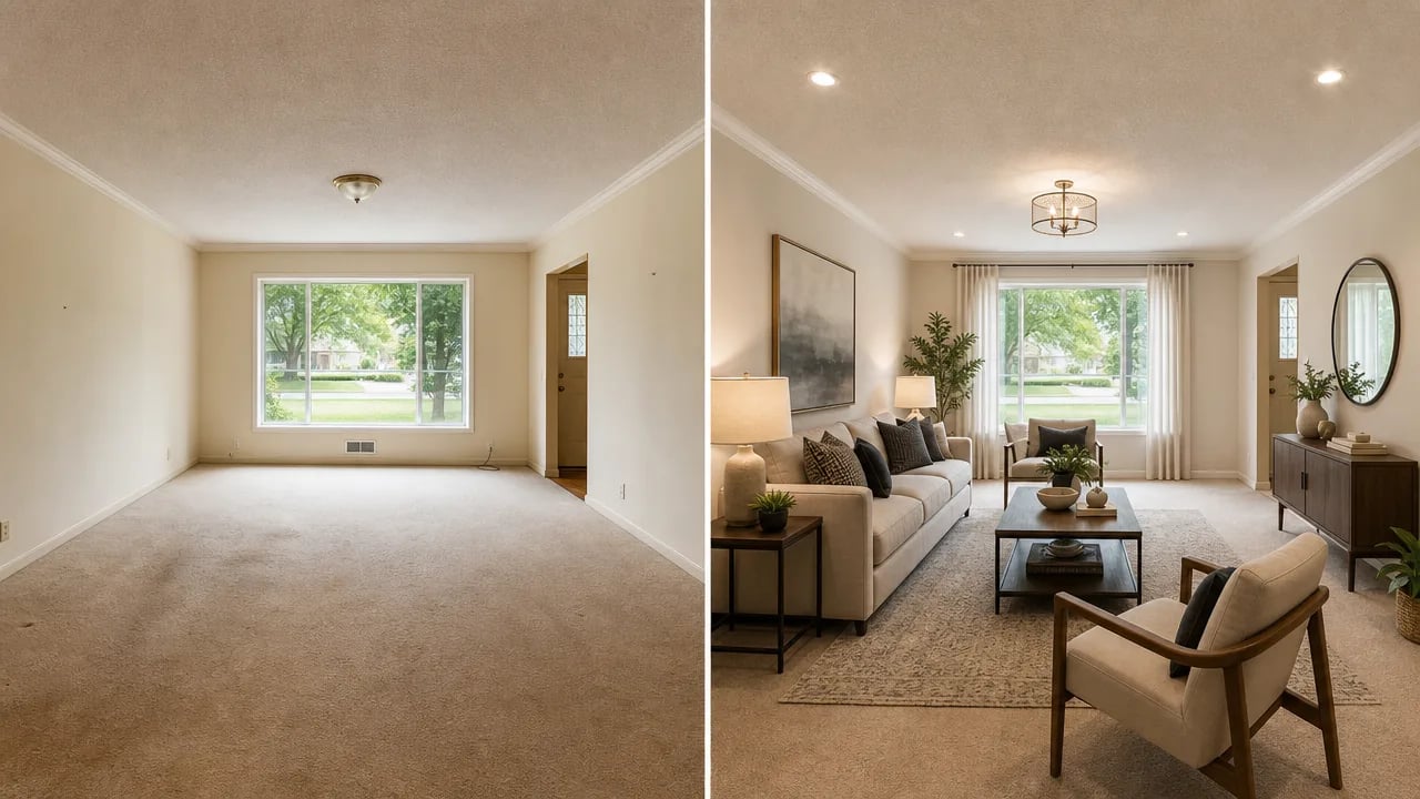 Turn an empty or dated room into a finished space