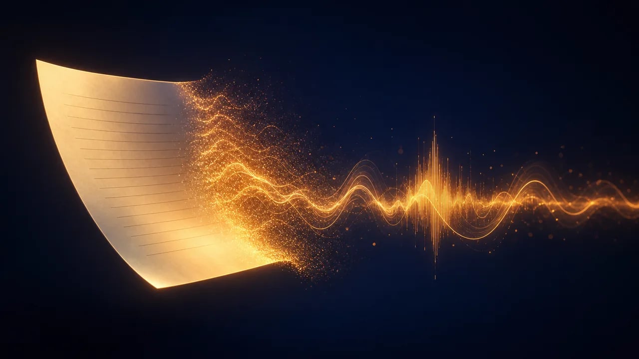 Speech that sounds human, not robotic