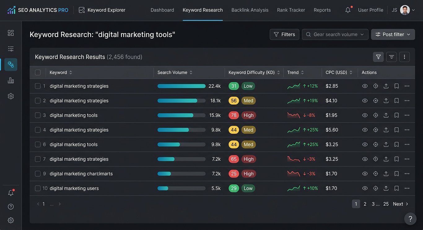 Keyword Research Tool: Find SEO Keywords in Seconds