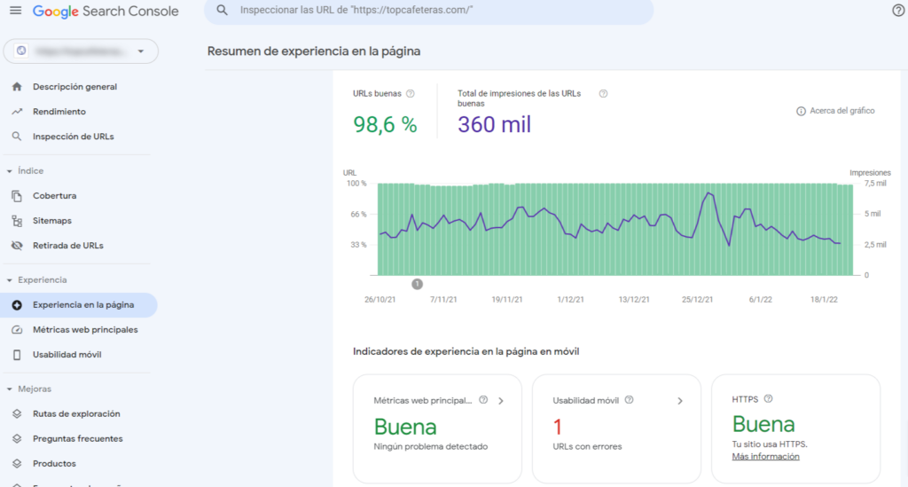 Image 3: informe para una web optimizada