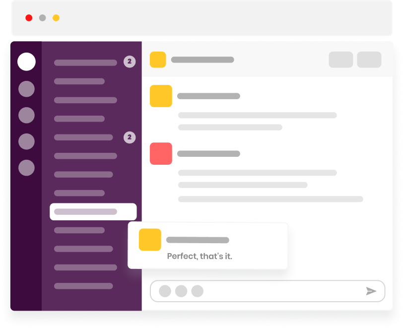 Team communication on Slack