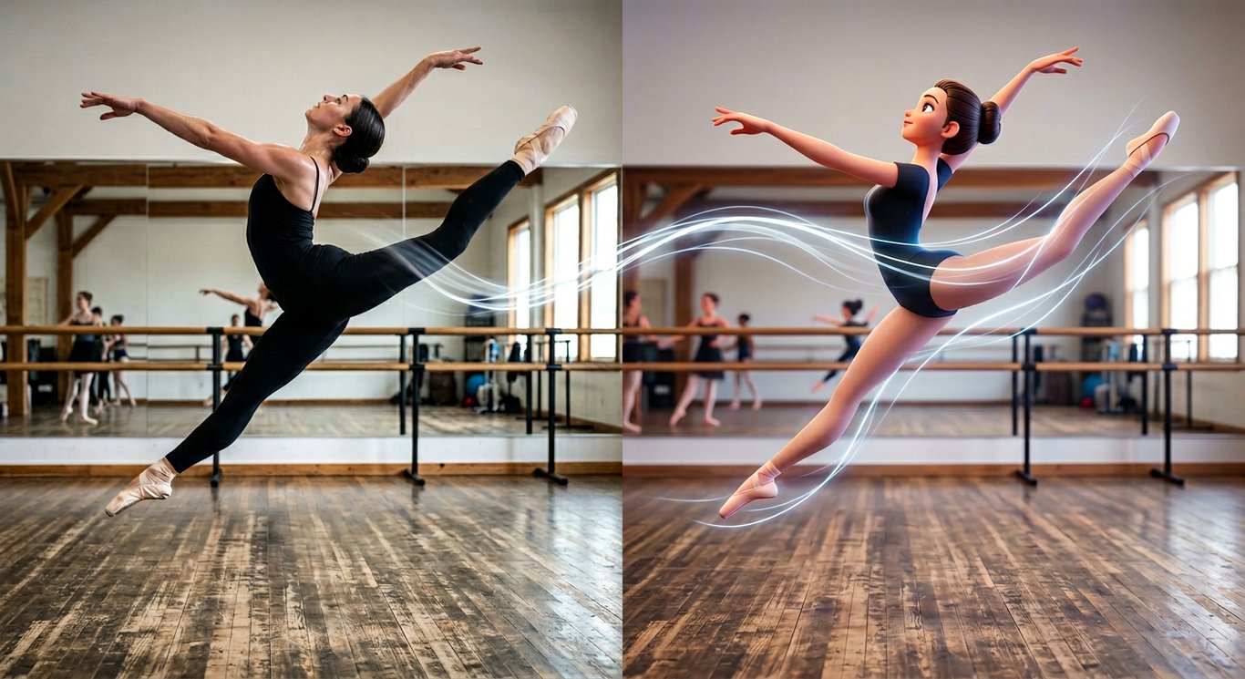 Crea contenido viral de baile y rendimiento sin esfuerzo