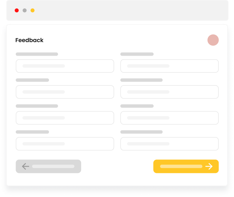 Formulario de feedback para iteración y mejora continua