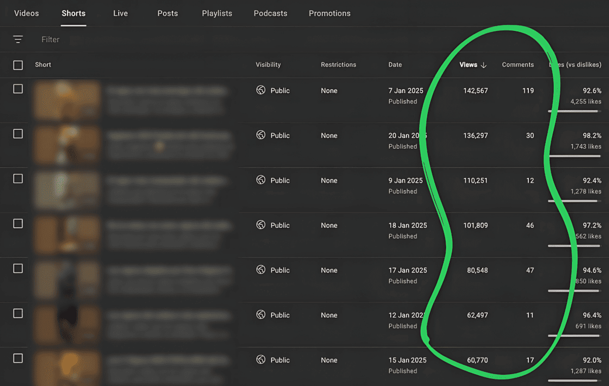 1 month results desktop