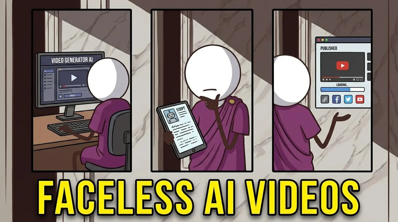 Faceless AI Videos: Vídeos animados con IA que consiguen millones de vistas