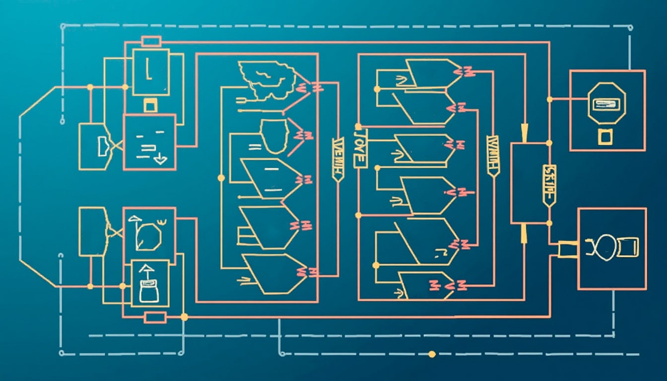 Esquema eléctrico de convertidor modular multinivel