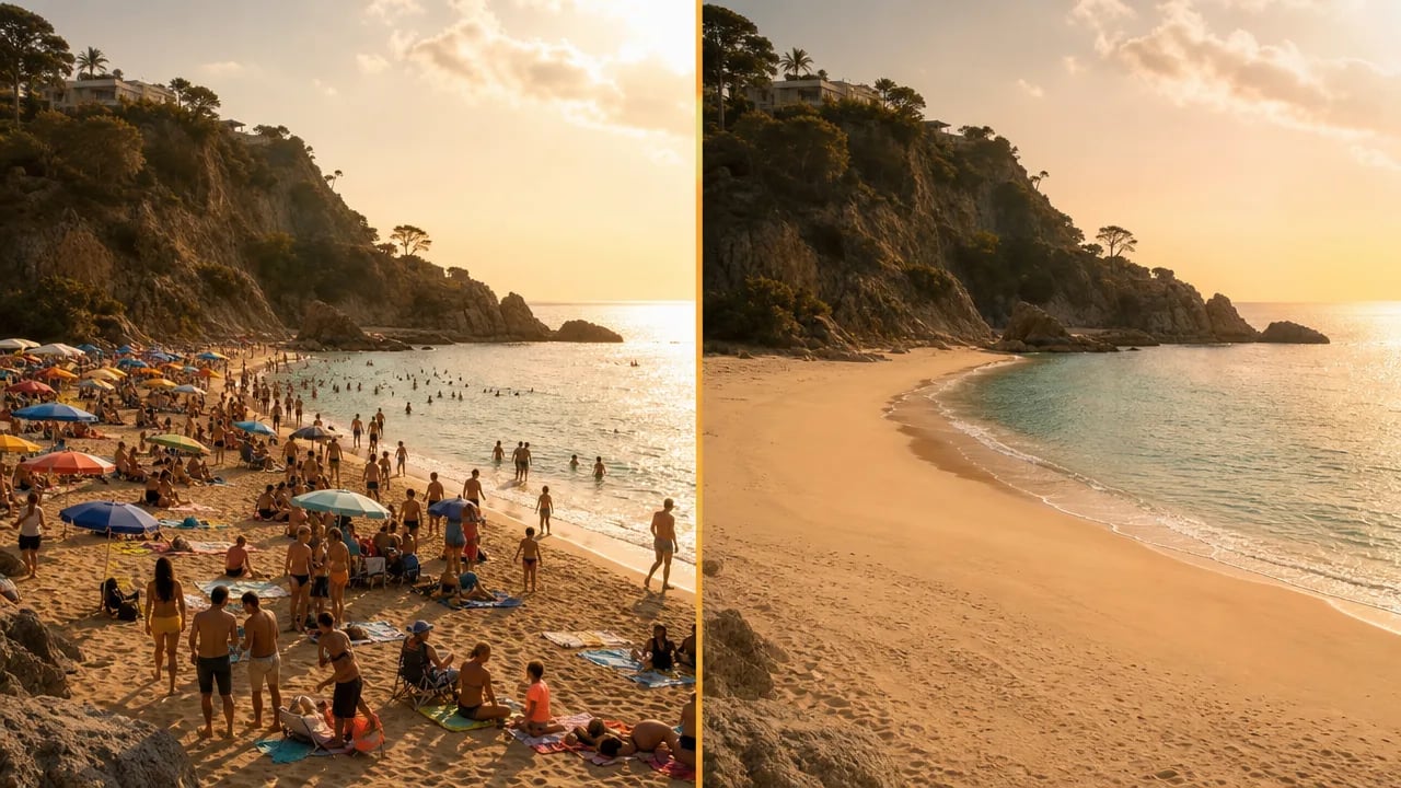 Turn a crowded shot into the photo you wanted