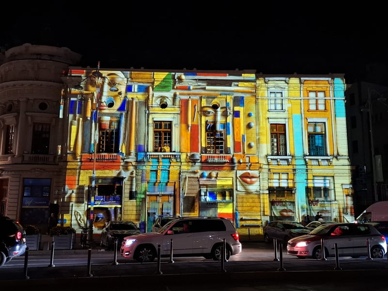 Festivalul Internațional al Luminii are loc în acest weekend. Unde poți vedea proiecțiile de la Spotlight 2024