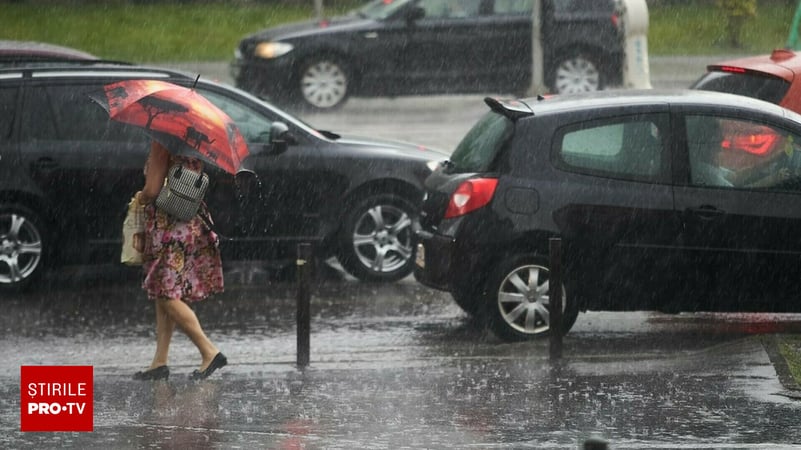 ANM anunță schimbarea bruscă a vremii. Județele care vor fi lovite de ploi torențiale. Vor fi și descărcări electrice | HARTĂ