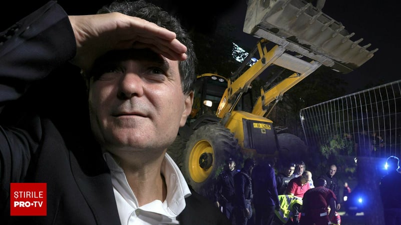 Circ pe bani publici în Piața Unirii. Buldozerul chemat de Nicușor Dan a rănit două persoane. Primul dosar penal întocmit