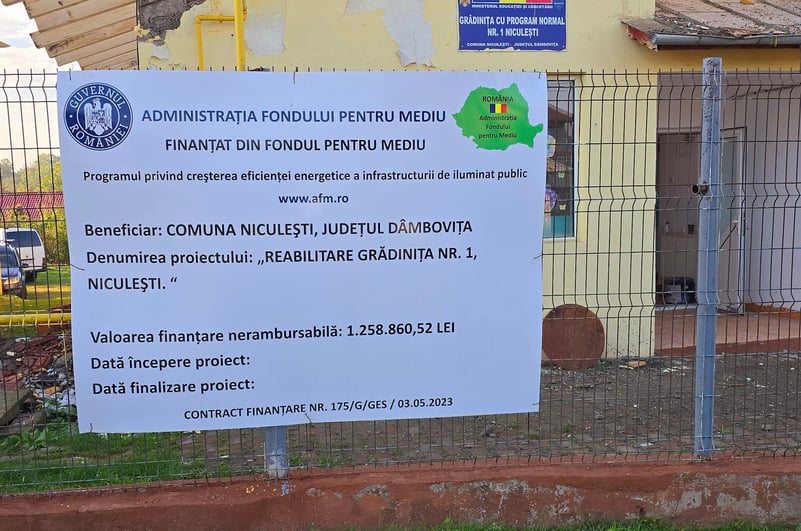 Investiție de aproape 2 milioane de lei la Niculești