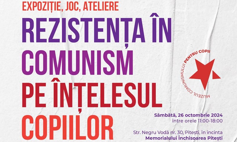 Expoziție captivantă la Pitești, la Muzeul Comunismului pentru Copii