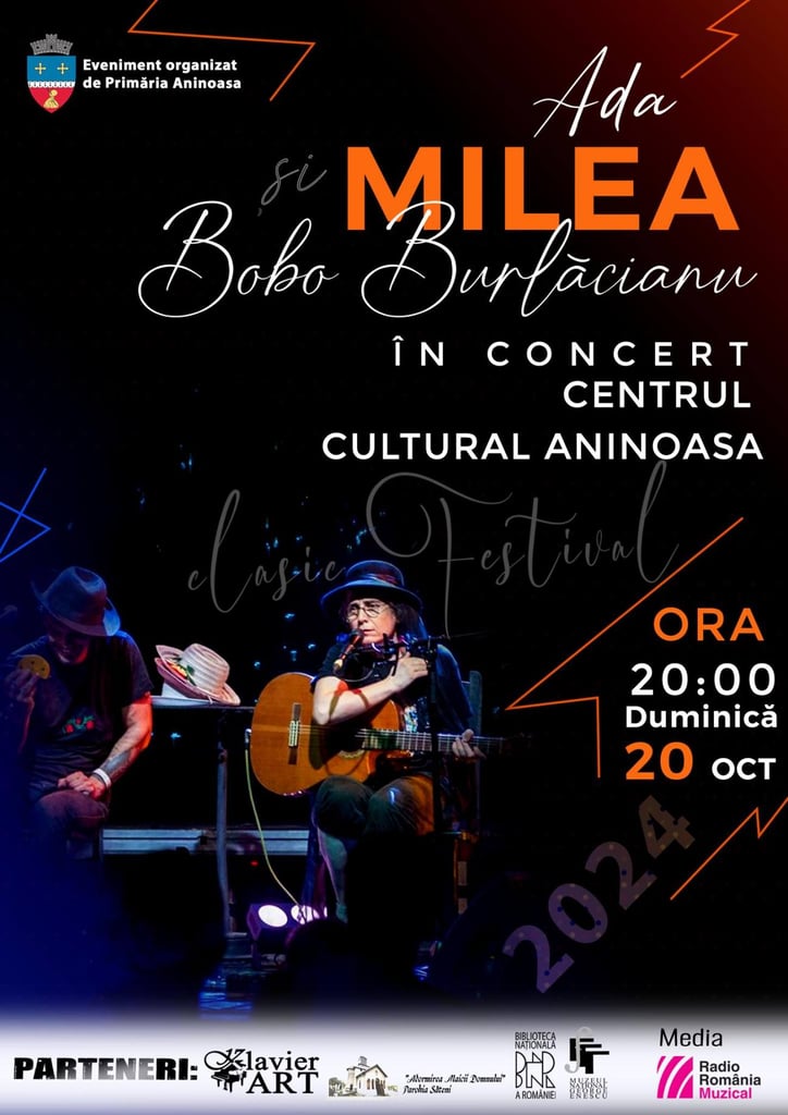 Ada Milea va concerta, în weekend, la prima ediție a Aninoasa Clasic Festival