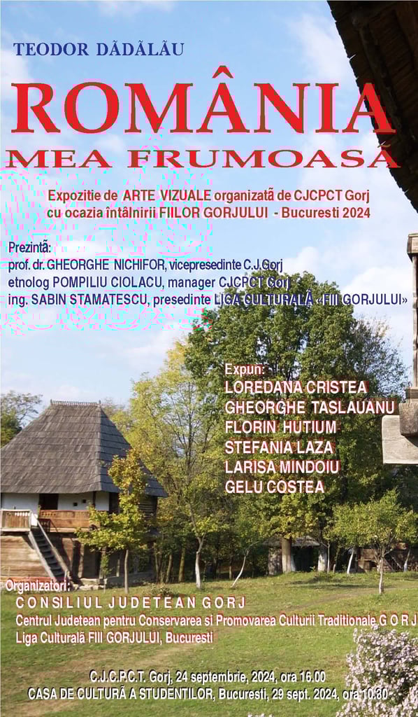Expoziția ”România mea frumoasă”, la Târgu Jiu și București