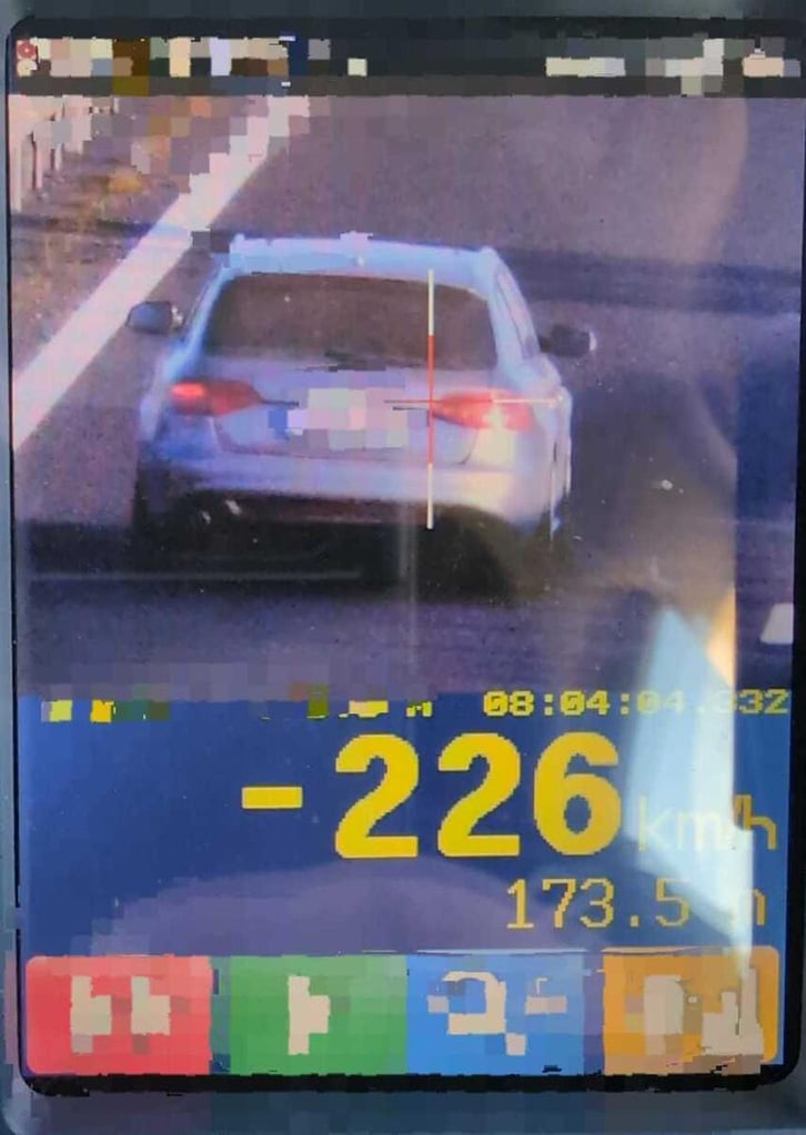 Viteză amețitoare, amendă record