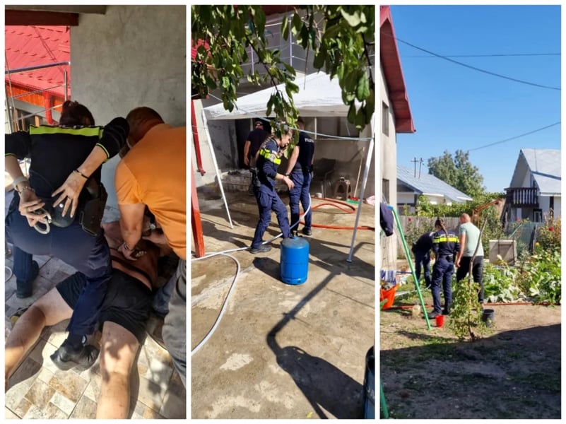 Un bărbat din Olt a încercat să-și arunce casa în aer pentru a doua oară