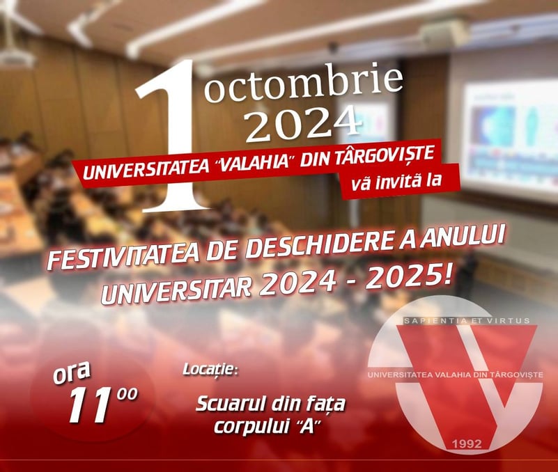 Studenții UVT sunt invitați, mâine, la deschiderea noului an universitar