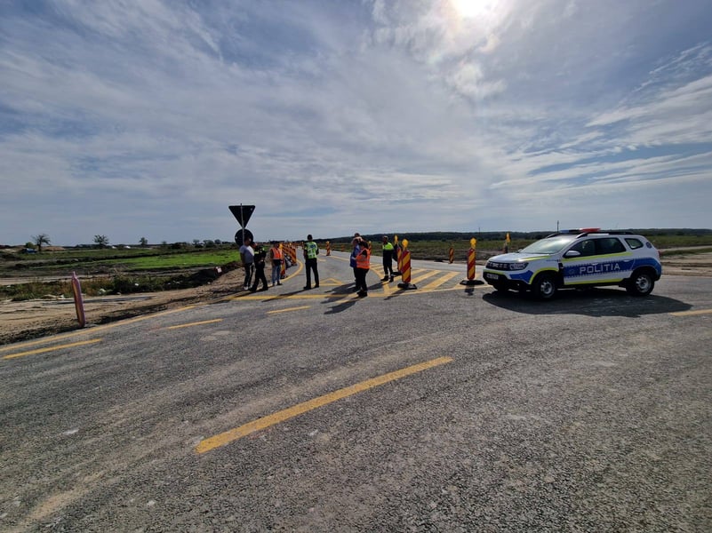 FOTO Atenție: tronson din DN2-E85, închis din cauza lucrărilor la Autostrada Moldova!