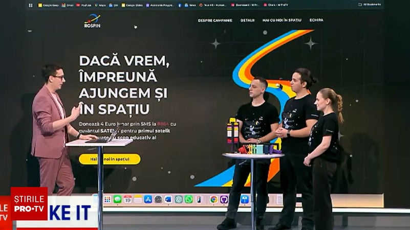 ROSPIN, o inițiativă creată de studenți români. Vor să trimită un satelit în orbita joasă a Pământului