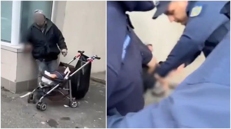 Un individ înarmat cu un cuțit și o șurubelniță ameninţa trecătorii în plină stradă