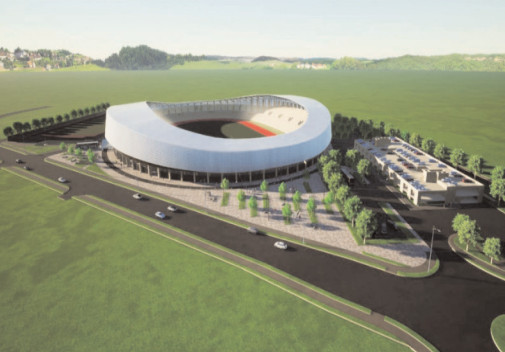 STADION DE ZECI DE MILIOANE DE EURO PENTRU O ECHIPĂ CARE TREMURĂ ÎN LIGA A II-A
