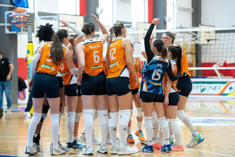 CSM Târgoviște, înfrângere în duelul cu CSM Volei Alba Blaj, în Divizia A1 la volei feminin