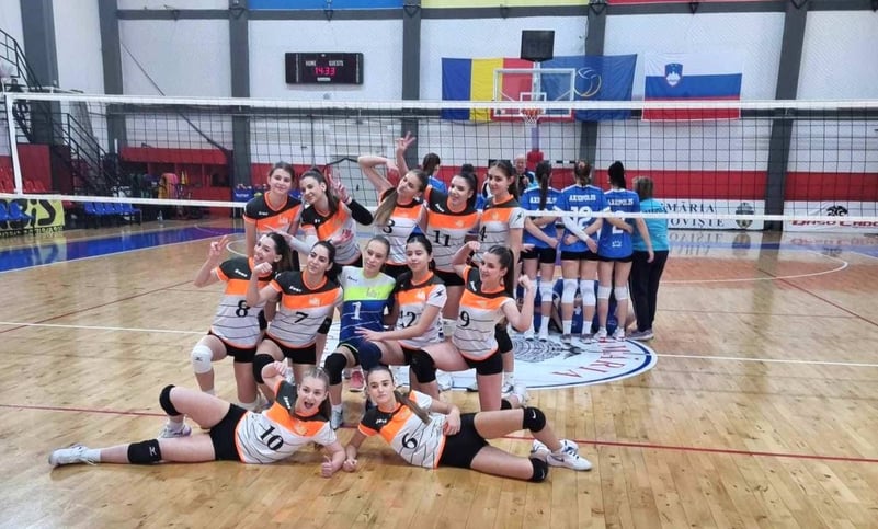 CSȘ Târgoviște, victorii pe linie în Turneul 4 al Campionatului Național de volei pentru cadete