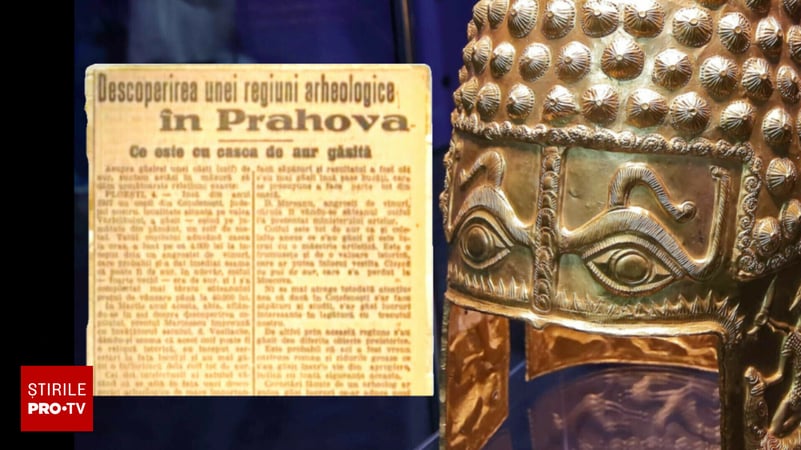 Coiful de aur de la Coțofenești a fost găsit în urmă cu 100 de ani. Din el au băut apă găini și a fost ținut agățat în gard