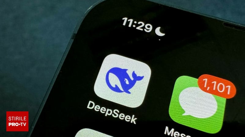 Startup-ul chinez DeepSeek a depășit ChatGPT în App Store. Scădere generală a burselor la nivel global