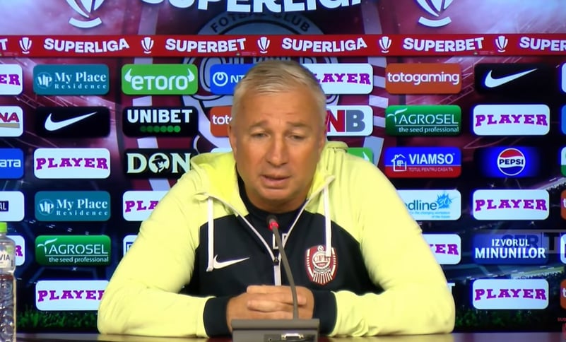 VIDEO „Am auzit și eu, sunt șocat” » Dan Petrescu nu-și explică demersul pregătit la CFR Cluj – Farul: „Nu înțeleg. Să îmi spună cineva de ce”