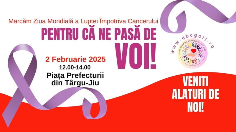 Bolnavii de cancer ies în stradă la Târgu Jiu