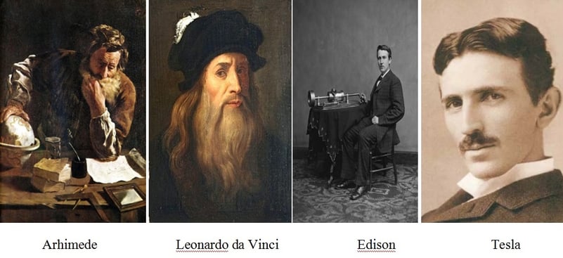 Marii inventatori din istoria omenirii: de la Arhimede și Leonardo da Vinci la Edison și Tesla, spre Henri Coandă