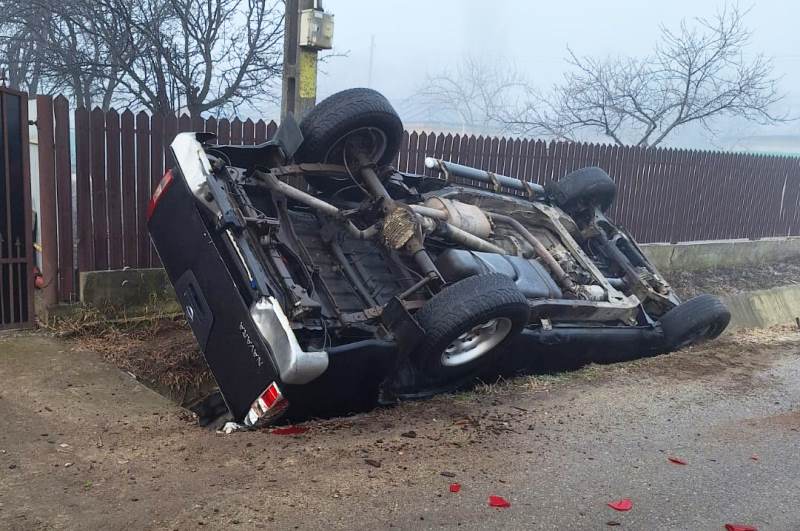 Accident grav la Brăila! Tânăr resuscitat după ce s-a rostogolit cu mașina de mai multe ori!