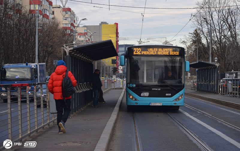Modificare la STB: Autobuzele liniilor 116, 141, 232, N10 și N112 circulă pe șina de tramvai între Bd. Constantin Brâncoveanu și Piața Eroii Revoluției, începând de sâmbătă
