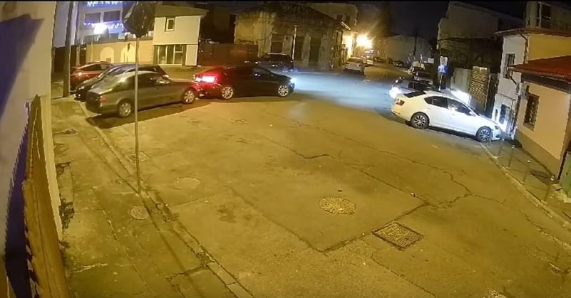 VIDEO | Plecare cu „încurajare” pe Strada Duzilor din București. „A dat de două ori, probabil a crezut că prima dată i s-a părut!”