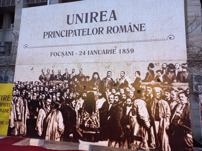 Unirea Principatelor Române: manifestări organizate de Primăria Focșani, Garnizoana Focșani și unități de învățământ, joi și vineri