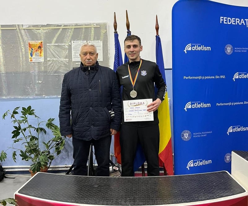 Adrian Garcea, argint la 1500 de metri