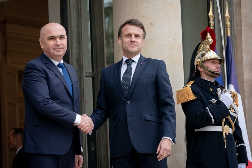 VIDEO! Ilie Bolojan, după întâlnirea cu Emmanuel Macron: Prezența militară franceză va fi consolidată