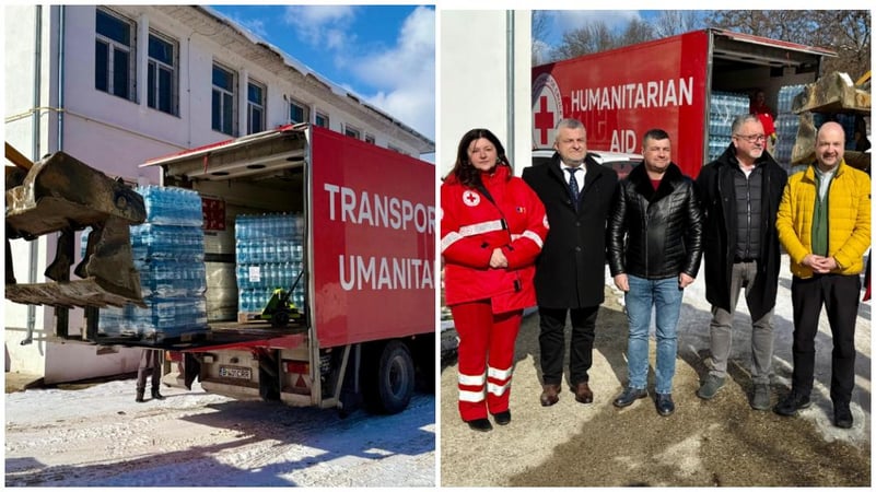 Lipsa apei potabile la Spitalul de Psihiatrie Cronici Dumbrăveni, rezolvată prin ajutorul oferit de Crucea Roșie Vrancea și de primarul comunei