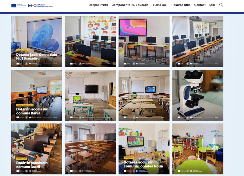 BREAKING Doar 25% din fondurile apelurilor pentru dotarea școlilor prin PNRR au fost cheltuite până în ianuarie 2025. Secretarul de stat Sorin Ion susține că „aproape 500” de școli sunt dotate complet din cele 5.800 care ar trebui dotate până la finalul anului