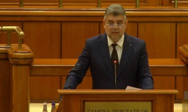 A fost depusă moțiunea de cenzură împotriva Guvernului Ciolacu