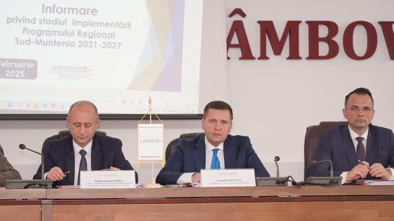 Corneliu Ștefan: „Obiectivul nostru este finanțarea și implementarea rapidă a proiectelor pentru dezvoltarea regiunii Sud-Muntenia!”