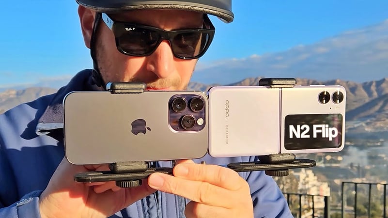 Viitorul telefon pliabil Apple: Asemănări cu Oppo Find N2, dar cu o surpriză inedită