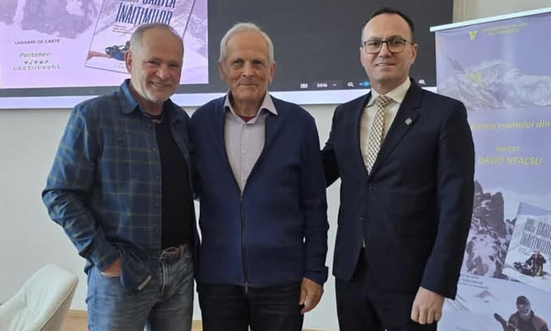 Deputatul Cotinescu, despre alpinistul David Neacșu: Este un om fabulos, care inspiră curaj, bunătate, energie și pasiune!
