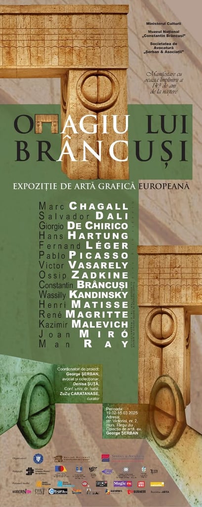 Lucrări ale unor artiști europeni consacrați, expuse la Târgu Jiu