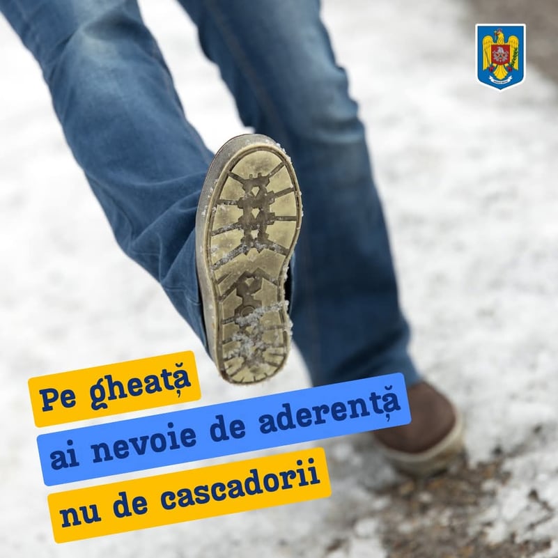 Un pas greșit pe trotuar poate duce la fracturi și accidentări grave
