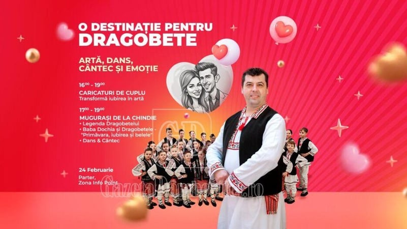 Dragobetele se sărbătorește autentic românesc, la Dâmbovița Mall